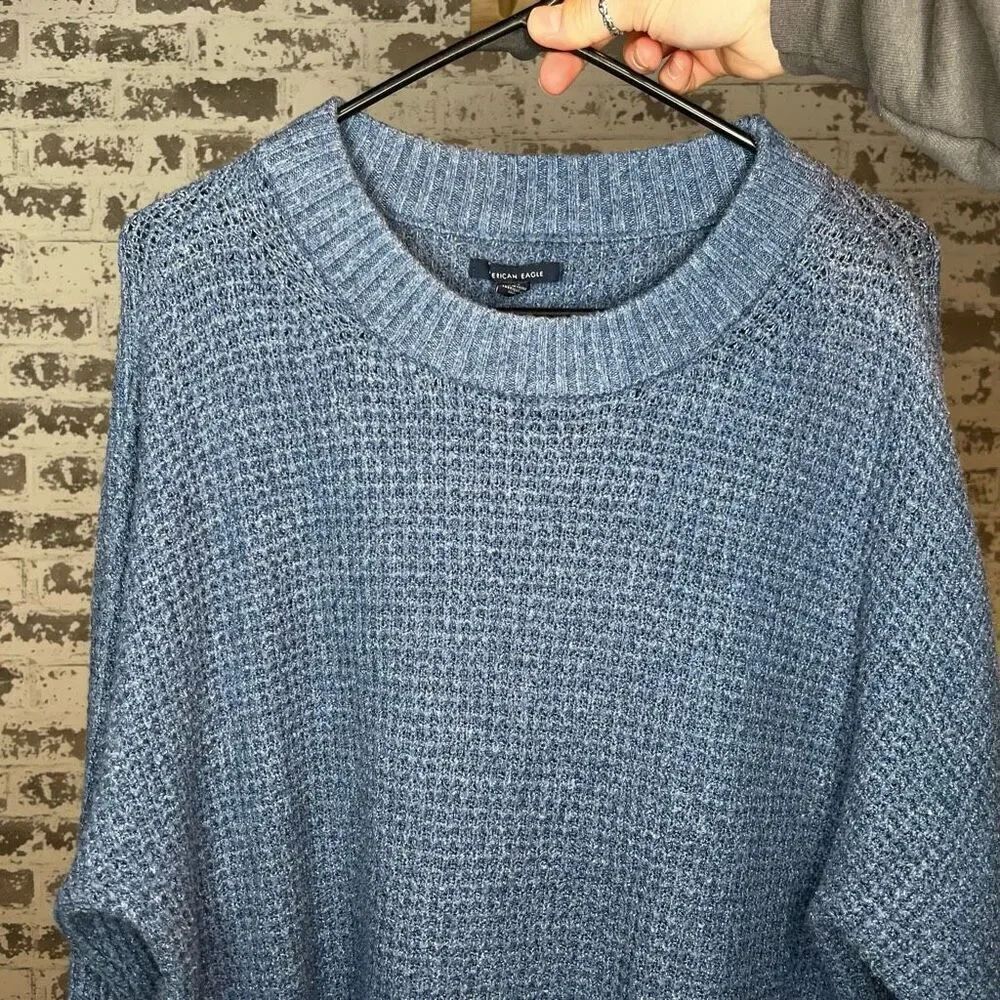 American Eagle | women blue knitted sweater